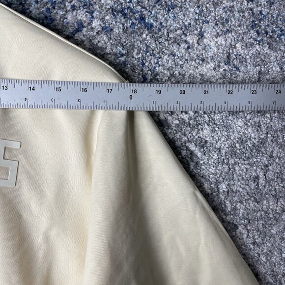 Fear of God Adidas Athletics Mock Pale Yellow Sweatshirt Women’s Medium IS8714 - Picture 3 of 16